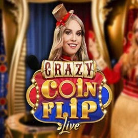 Crazy Coin Flip logo by Evolution Verde Casino